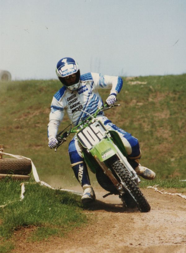 Ranska treenit 1990 Ari Nevala Kawasaki